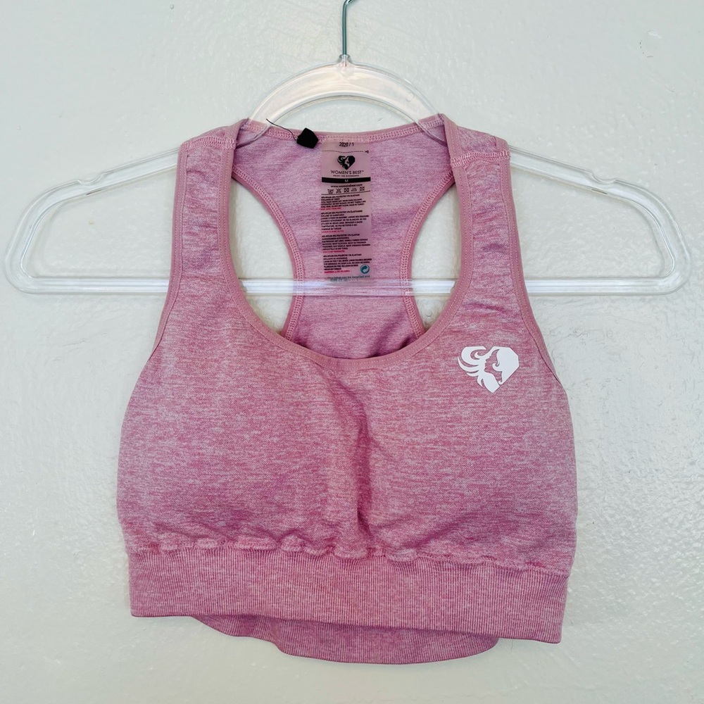 Women's Best Pink Sports Bra